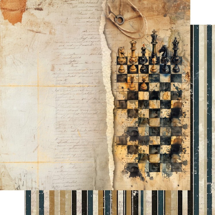 Zestaw papierów do scrapbookingu 30x30 Adventure Men AA-AM-07 Alchemy of Art