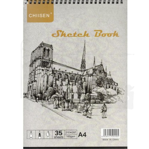 Szkicownik A4 35 arkuszy 160gsm
