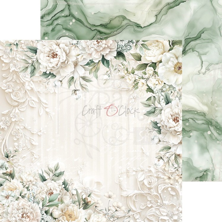 Zestaw papierów do scrapbookingu 20x20 Cherished Memories  CC-C72-CHM-07 Craft O'Clock