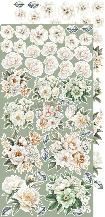 Zestaw dodatków 15x30 Cherished Memories - Flowers CC-C72-CHM-11 Craft O'Clock