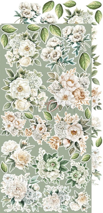 Zestaw dodatków 15x30 Cherished Memories - Flowers CC-C72-CHM-11 Craft O'Clock