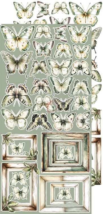 Zestaw dodatków 15x30 Cherished Memories - Flowers CC-C72-CHM-11 Craft O'Clock