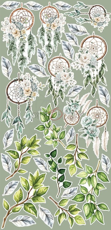 Zestaw dodatków 15x30 Cherished Memories - Flowers CC-C72-CHM-11 Craft O'Clock