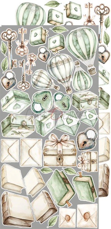 Zestaw dodatków 15x30 Cherished Memories - Memories CC-C72-CHM-12 Craft O'Clock