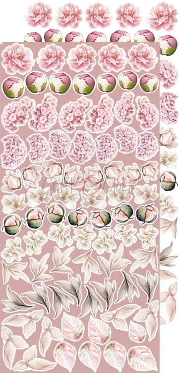 Zestaw dodatków 15x30 Rose Emotions - Flowers CC-C73-RE-11 Craft O'Clock