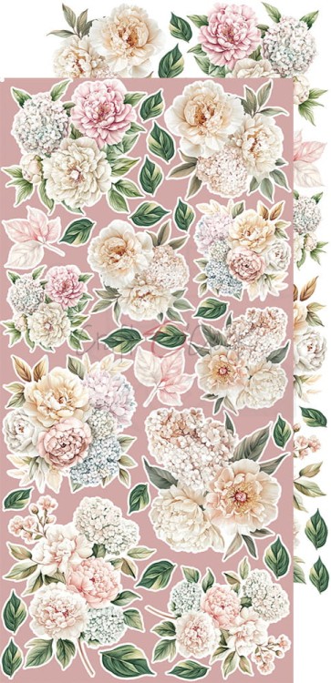 Zestaw dodatków 15x30 Rose Emotions - Flowers CC-C73-RE-11 Craft O'Clock