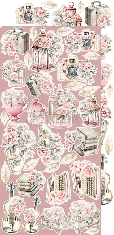 Zestaw dodatków 15x30 Rose Emotions - Flowers CC-C73-RE-11 Craft O'Clock