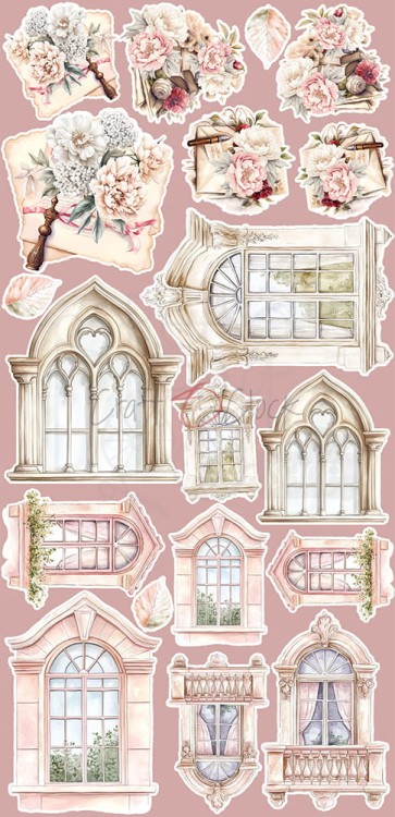 Zestaw dodatków 15x30 Rose Emotions - Flowers CC-C73-RE-11 Craft O'Clock