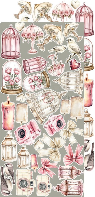 Zestaw dodatków 15x30 Rose Emotions - Emotions CC-C73-RE-12 Craft O'Clock