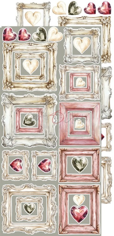 Zestaw dodatków 15x30 Rose Emotions - Emotions CC-C73-RE-12 Craft O'Clock