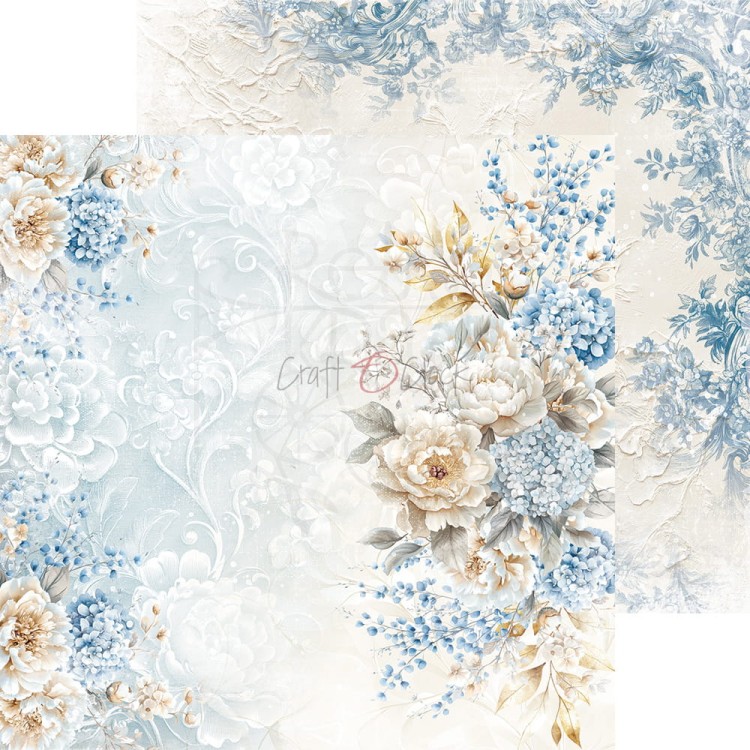 Zestaw papierów do scrapbookingu 20x20 Something Blue CC-F38-SBL-07 Craft O'Clock