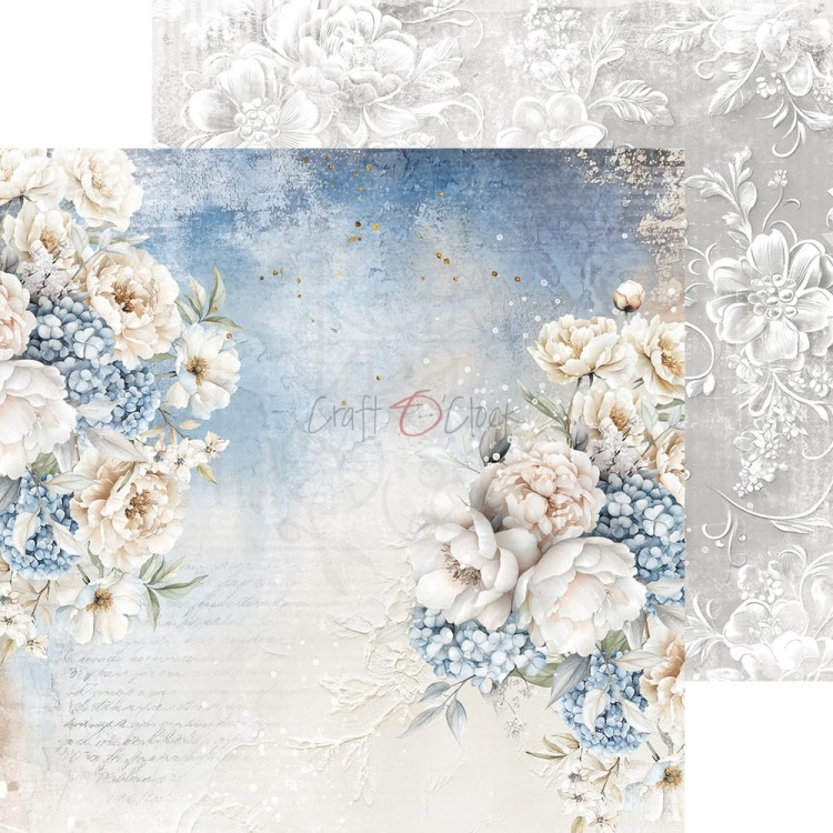 Zestaw papierów do scrapbookingu 20x20 Something Blue CC-F38-SBL-07 Craft O'Clock