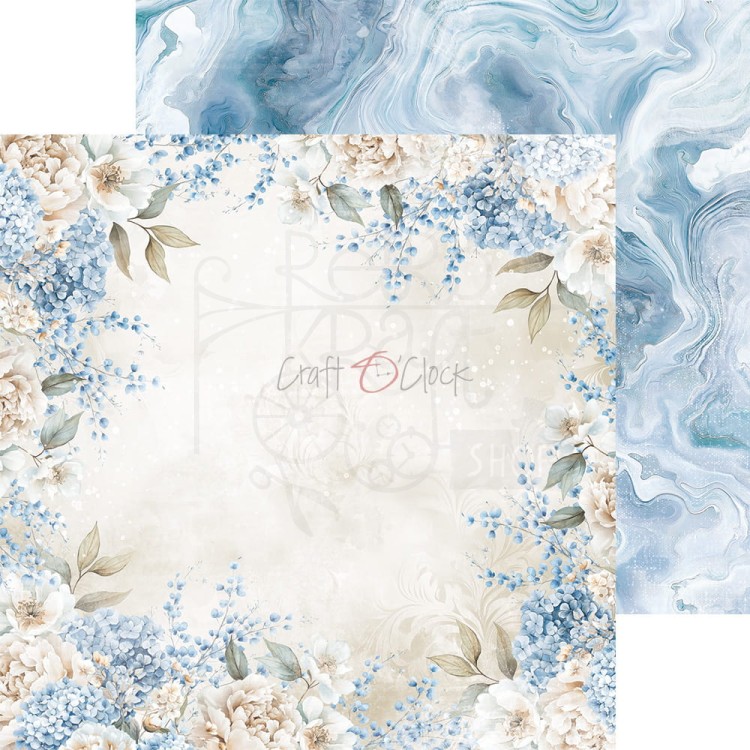 Zestaw papierów do scrapbookingu 20x20 Something Blue CC-F38-SBL-07 Craft O'Clock