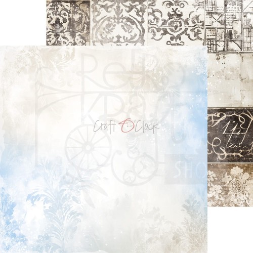 Zestaw papierów do scrapbookingu 20x20 Something Blue - Basic CC-F38-SBL-08 Craft O'Clock