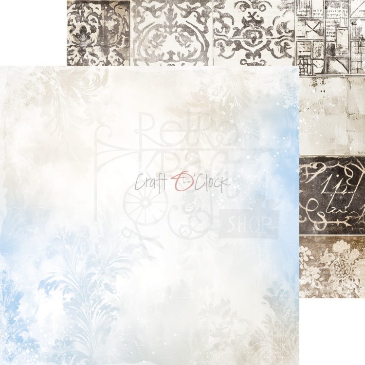 Zestaw papierów do scrapbookingu 20x20 Something Blue - Basic CC-F38-SBL-08 Craft O'Clock
