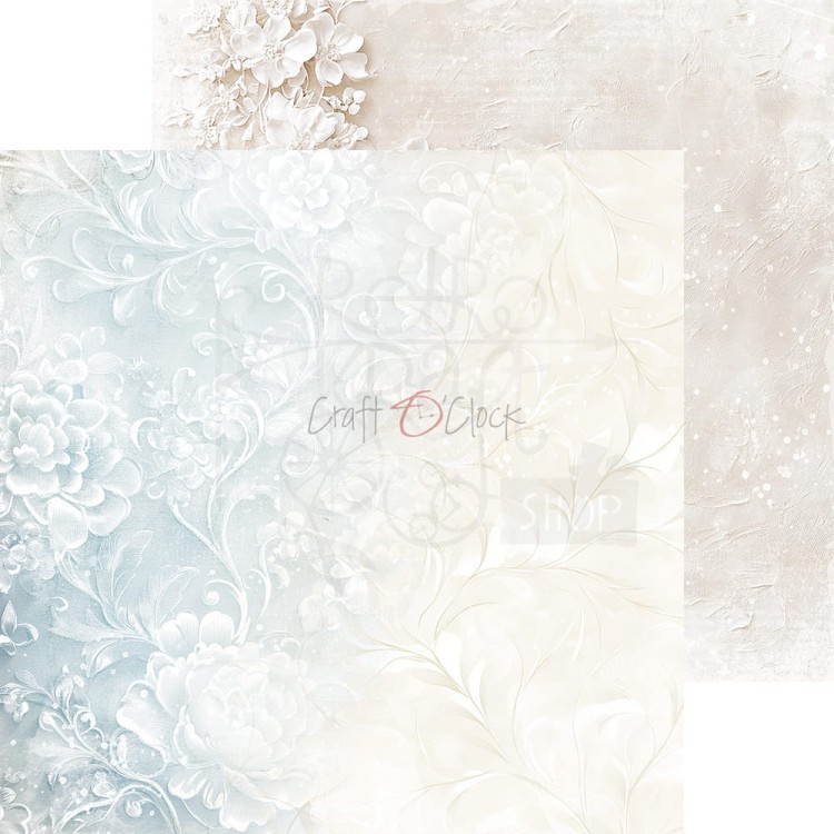 Zestaw papierów do scrapbookingu 20x20 Something Blue - Basic CC-F38-SBL-08 Craft O'Clock