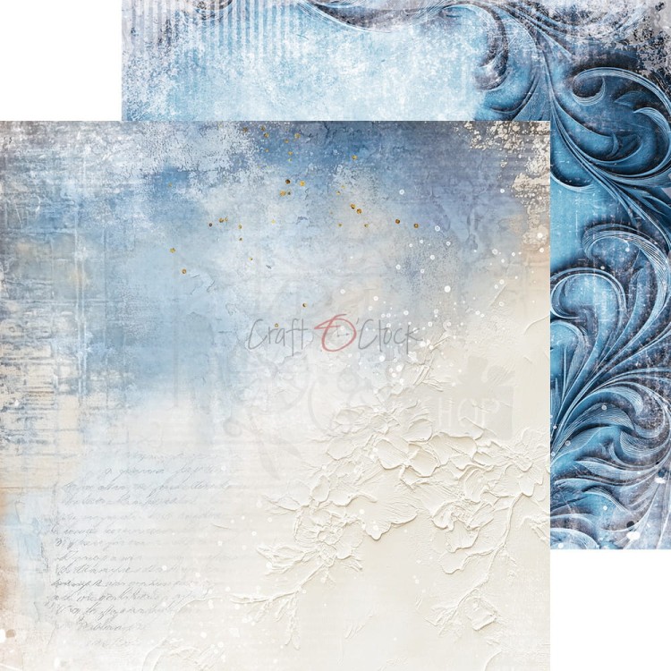 Zestaw papierów do scrapbookingu 20x20 Something Blue - Basic CC-F38-SBL-08 Craft O'Clock