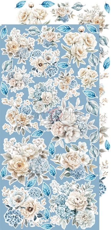 Zestaw dodatków 15x30 Something Blue - Flowers CC-F38-SBL-11 Craft O'Clock