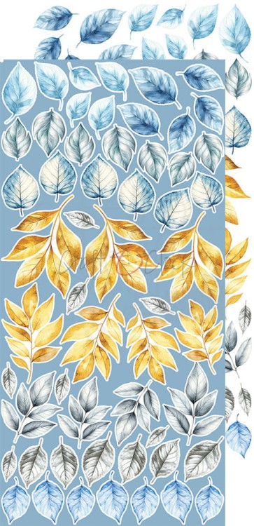 Zestaw dodatków 15x30 Something Blue - Flowers CC-F38-SBL-11 Craft O'Clock