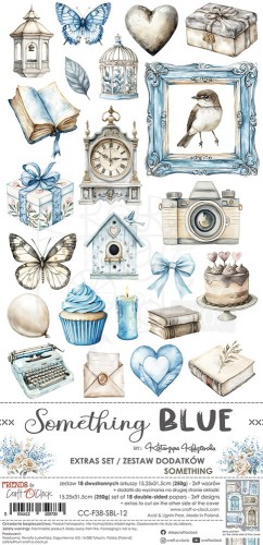 Zestaw dodatków 15x30 Something Blue - Something CC-F38-SBL-12 Craft O'Clock