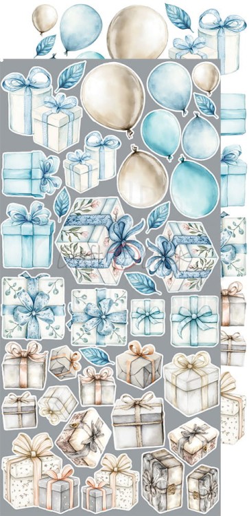 Zestaw dodatków 15x30 Something Blue - Something CC-F38-SBL-12 Craft O'Clock