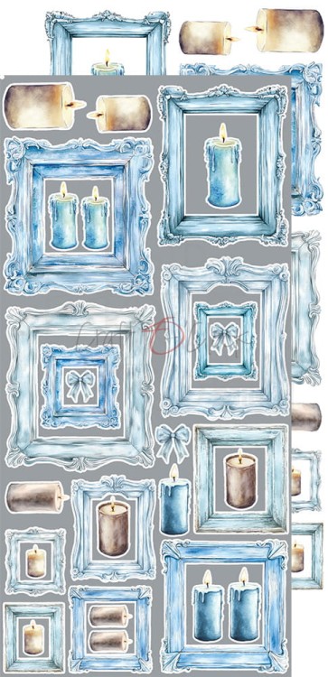 Zestaw dodatków 15x30 Something Blue - Something CC-F38-SBL-12 Craft O'Clock