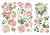 Rub-on transfer 15x30 Blushing Blooms 3 arkusze 675585 Prima
