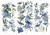 Rub-on transfer 15x30 Garden Whispers 3 arkusze 674601 Prima