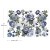 Rub-on transfer 15x30 Indigo Petals 3 arkusze 674588 Prima