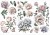 Rub-on transfer 15x30 Blossom Breeze 3 arkusze 674533 Prima