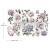 Rub-on transfer 15x30 Blossom Breeze 3 arkusze 674533 Prima