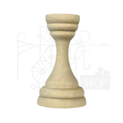 Podstawka drewniana pod jajko wysoka 8cm