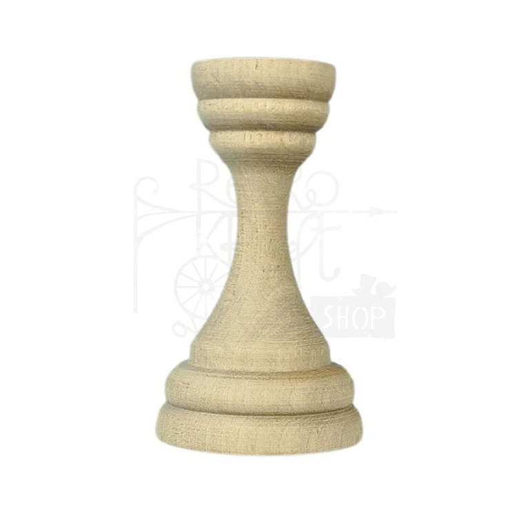 Podstawka drewniana pod jajko wysoka 8cm