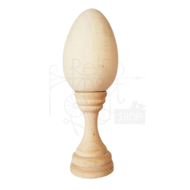 Podstawka drewniana pod jajko wysoka 8cm