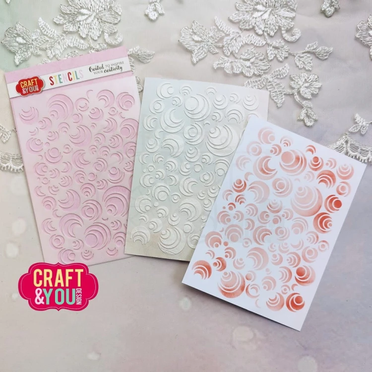 Szablon maska A6 Koła SC005 Craft&amp;You Design