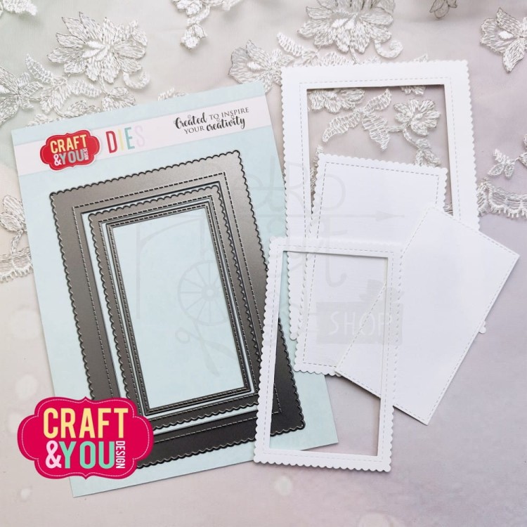 Wykrojniki Herbatnikowa Foto Ramka 10x15 cm CW330 Craft&amp;You Design