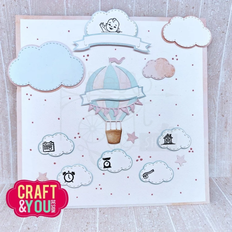 Wykrojniki Mini Banerki CW326 Craft&amp;You Design