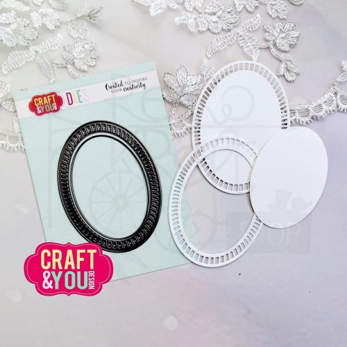 Wykrojniki Ramka Owalna CW324 Craft&amp;You Design