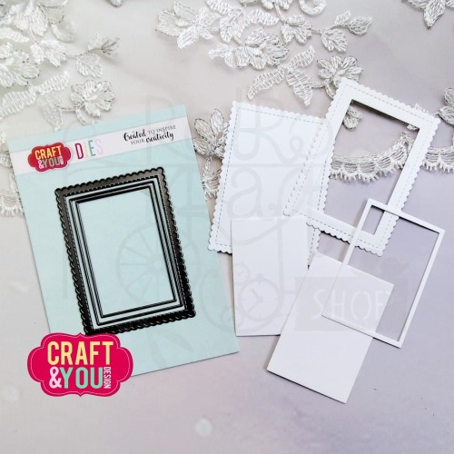 Wykrojniki Herbatnikowa ramka CW323 Craft&amp;You Design