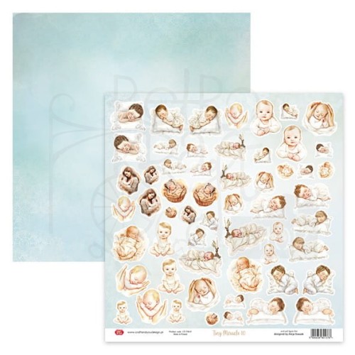 Papier 30x30 elementy do wycięcia Tiny Miracle 10 CP-TM10 Craft&amp;You Design
