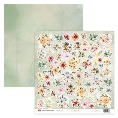 Papier 30x30 elementy do wycięcia Tiny Miracle 07 CP-TM07 Craft&amp;You Design