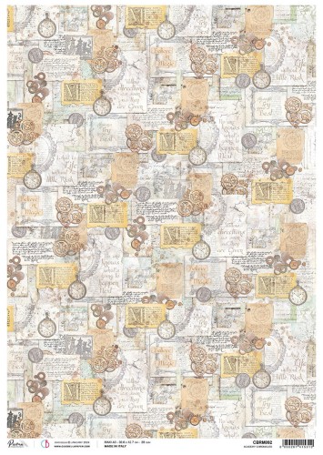 Papier ryżowy do decoupage A3 Academy Chronicles CBRM092 Ciao Bella