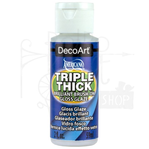 Lakier połysk w żelu Americana Triple Thick Gloss Glaze TG01-3 DecoArt