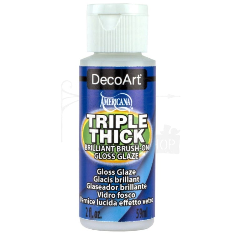 Lakier połysk w żelu Americana Triple Thick Gloss Glaze TG01-3 DecoArt