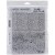 Stempel gumowy kauczukowy Cracks &amp; Specks CMS186 Tim Holtz Stampers Anonymous