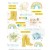 Rub-on transfer 15x20 Spring Stories SS-29918 49 and Market