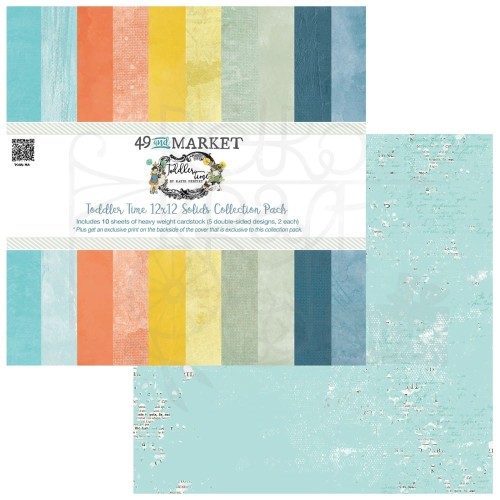 Zestaw papierów do scrapbookingu 30x30 Toddler Time Solids TT-29956 49 and Market