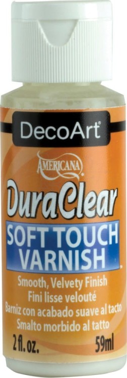 Lakier satynowy DuraClear Soft Touch Varnish DS123-3 DecoArt
