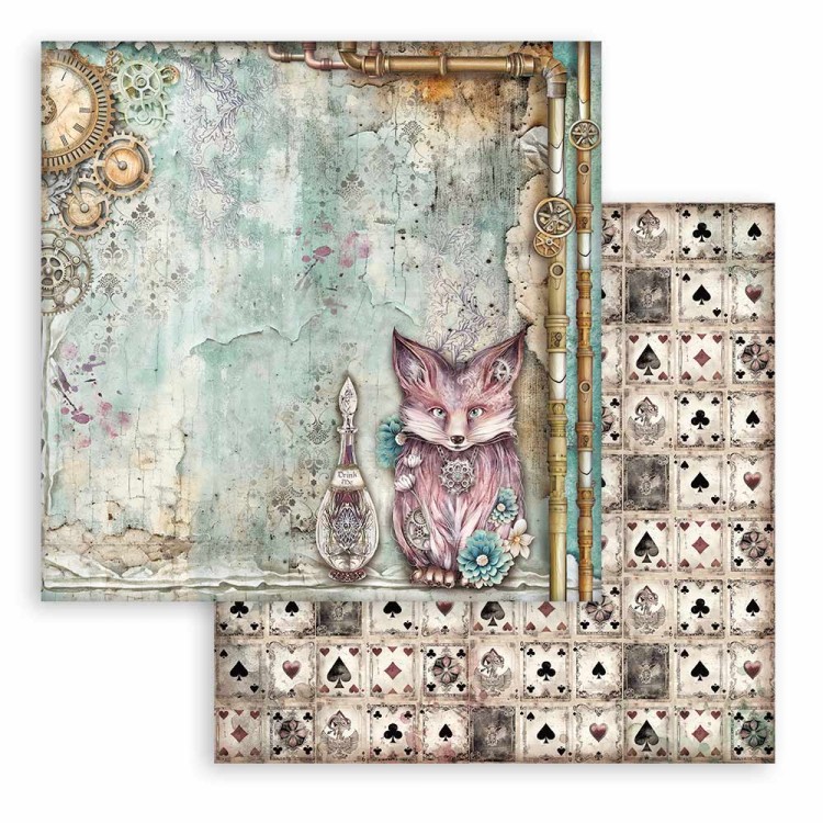 Zestaw papierów do scrapbookingu 20x20 Master of Magic SBBS122 Stamperia