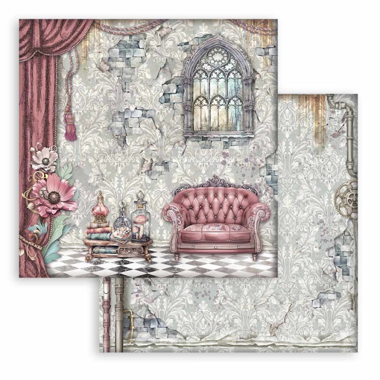 Zestaw papierów do scrapbookingu 20x20 Master of Magic SBBS122 Stamperia